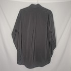 Van Heusen Gray Stretch Dress Shirt Solid Long Sleeve Point Collar 16 34 35