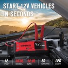 Gooloo Gt4000s Jump Starter 4000 Amp Car Starter 100w Fast-charging Jump Box 12v