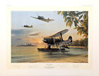 Dawn Operations By Robert Taylor Aviation Art Signed By Ww2 Japanese Pilots