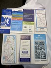 Lot Of 7 Vintage Misc   City Road Maps Eastern Usa- Various Years