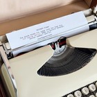 Working Vintage Triumph Tippa Typewriter   1950s Germany  
