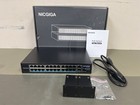 24 Port Poe Switch Unmanaged  24 Port Poe  400w  2 Gigabit Uplink Ports  Nicgiga