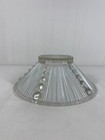 Antique Vintage Architectural Salvage Clear White Glass Ceiling Light  10 25 Dia