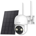 Solar Battery Powered Wifi Outdoor Pan tilt Home Security Camera System Wireless