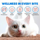 Flea And Tick Prevention For Cats Chewable - 200 Chews - Feral Cat Flea   Tick C