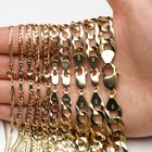 14k Solid Yellow Gold Cuban Necklace Chain 2-12 5mm 16-30  - Curb Link Men Women