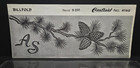 Vintage Tandy Leather Craftaid No  4160 Template Pinecone Patterns Tooling