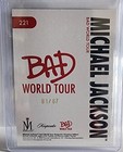 2025 Keepsake Michael Jackson Bad World Tour Premiere   87 Red Portrait  221