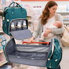 Baby Diaper Backpack Bag With Changing Mat  Large Capacity Nursing Travel Bag
