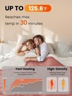Leerun Electric Heated Blanket King Ultracozy Premium Even Heat Temp 110h