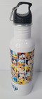 Disney Mickey Mouse   Friends Metal Water Bottle With Keychain Donald Pluto