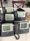 Lot Of 20 Cisco Ip Phones Lot  diferents Models  - Office Voip Desk Telephones