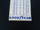 1980 s Goodyear Benelux  Truck Tires Inflation Chart Service Station 