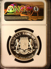 2018 1 Oz Silver Somalia Elephant high Relief Proof early Releases Ngc Pf 70