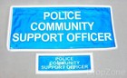Obsolete Set Police Community Support Officer Pcso Hi Viz High Visibilty Badges