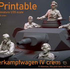 1 35 Scale Ww2 German Tank 5 Soldiers Resin Figures Models Kits Toys