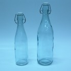 Glass Oil Vinegar Decorative Glass Bottle-dispenser Italian Bottle Tranparent