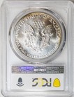 1987-p Pcgs Ms68 Silver Eagle   Stunning Vibrant Rainbow Toned  video 