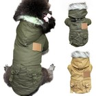 Small Medium Dog Clothes Winter Coat Jacket Thicken Warm Hoodie Pets Clothing