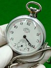 Vintage Vialux Pocket Watch Swiss 17 Jewels