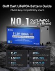 Dc House Metal Case 48v 100ah Golf Cart Lithium Lifepo4 Battery Kit 200a Bms