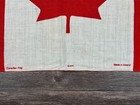 Vintage Canada Canadian Flag Linen Made In Ireland Maple Leaf 32x20 Souvenir
