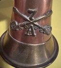 7th Army Cavalry Bugle Copper   Brass Vintage Military Trumpet