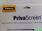 Fellowes Privascreen 15 4  Blackout Privacy Screen Filter  Widescreen Crc48007