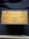 Antique Singer Sewing Machine Attachment Puzzle Box 1889 Soil Oak Only Box