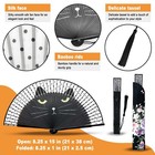 Hand Fan For Women Foldable - Folding Chinese Japanese Vintage Bamboo Silk Fa   