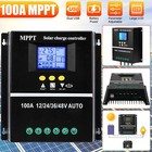 4000w 100a Mppt Solar Pv Regulators 12v 24v 36v 48v Solar Charge Controller Lcd