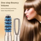 5-in-1 Hair Dryer Brush Set  1200w Lightweight Tourmaline Technology Gold