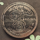 Bullwinkle s Token-bw201 n - 0 984 - 25 Mm-slotted W 22 -showbiz Rock-afire Show