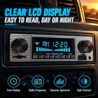 Bluetooth Vintage Car Fm Radio Mp3 Player Usb Classic Stereo Audio Receiver Aux