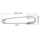 Safety Pins 2 44 Inch Large Metal Sewing Pins Silver Tone 20pcs