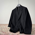 1920s Antique Men s European Black Wool Sack Coat Blazer