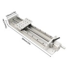 400mm Manual Sliding Table Sfu1605 Ballscrew Linear Stage Actuator W  Lock