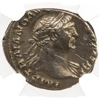 Rare Trajan  ar  Roman Silver Denarius - Ngc Certified  xf  - Ad 98-117