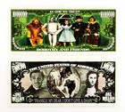 Set Of 2 Diff  Gone With The Wind   The Wizard Of Oz Us Fantasy Paper Money