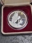 1980s Disney Silver Commemorative Coins Lot 3 Mickey Mouse Pinocchio Pooh Silver
