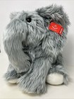 Aurora L  E  Phant Fuzzy Soft Grey  Elephant Plush Stuffed Animal Toy New