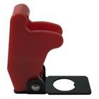  2  Red Flip Up Toggle Switch Guard Safety Cover - Aircraft Style - Uk Made