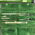 Vintage Mechanical Drafting Tool Set Germany Lot Of 7 Partial Sets