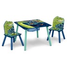 Delta Children Dino Table   Chairs Set - Storage Compartment Greenguard Gold New