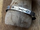Pre 1940   s Native American Navajo Bracelet W whirling Log
