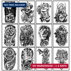 36 Sheets Temporary Tattoos Fake Body Arm Chest Shoulder Tattoos Stickers