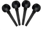 4pcs 4 4 Ebony Violin Tuning Pegs Fiddle Violin Part Wooden Replacement For 4   