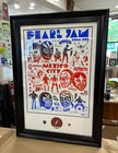 Pearl Jam 2015 Tour - Mexico City Foro Sol Poster Signed W  Pass Guitar Picks