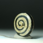 Tibetan Old Dzi Agate Bead  prayer Wheel  Amulet Pendant From Tibet 40828