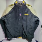 Vintage Authentic Nfl Steelers - Pro Line Starter Jacket Coat Men Size Xl   read